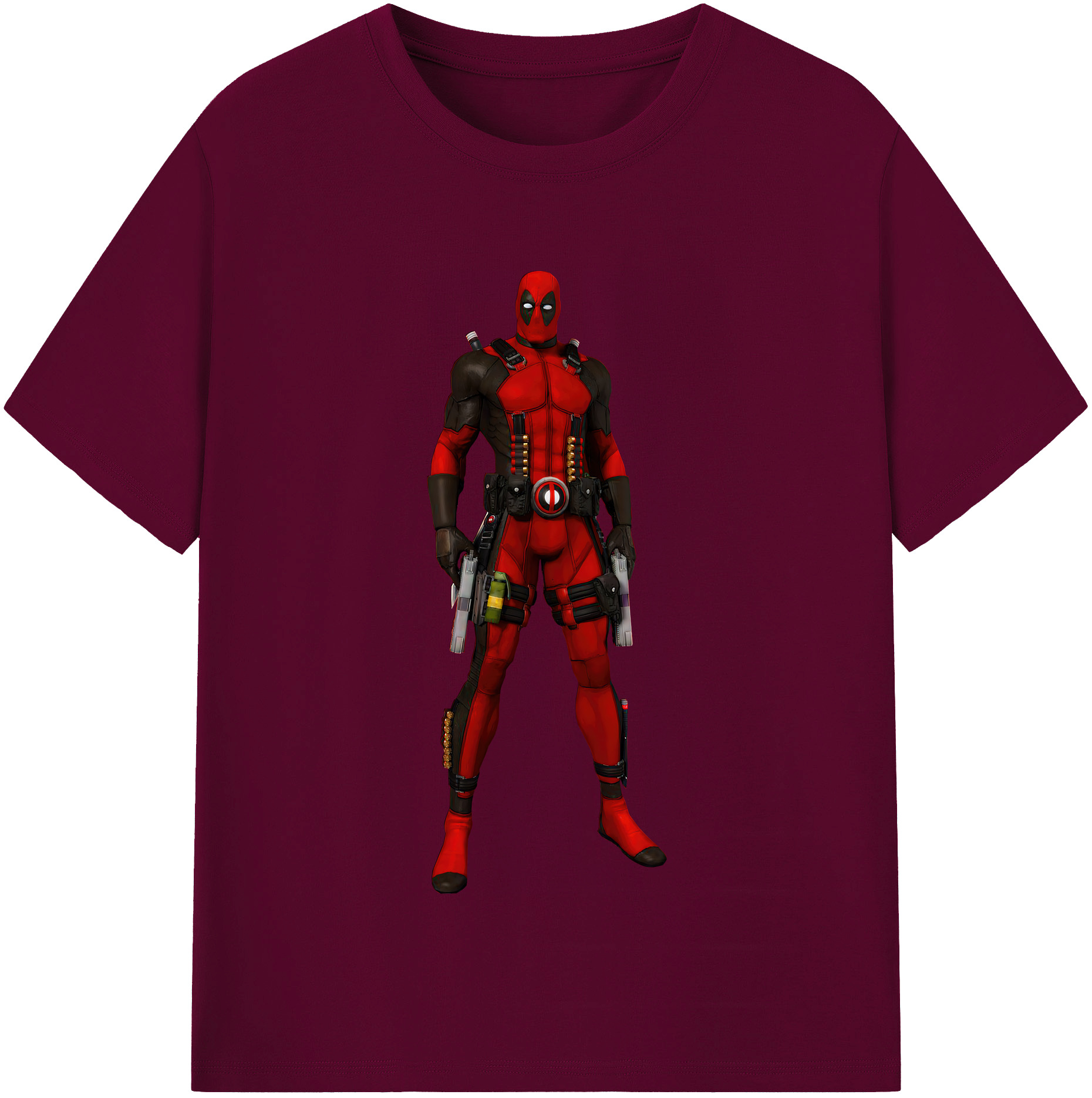 （画像用） Deadpool デッドプール レディースカジュアルプリントTシャツ（綿100％）